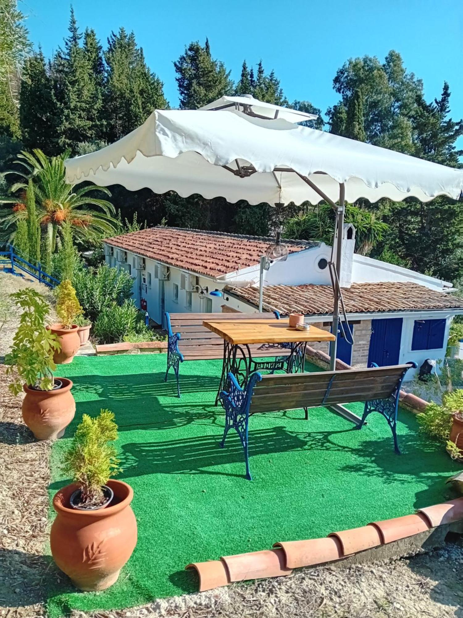 Spiti Melianou Apartment Agios Georgios Pagon Bagian luar foto