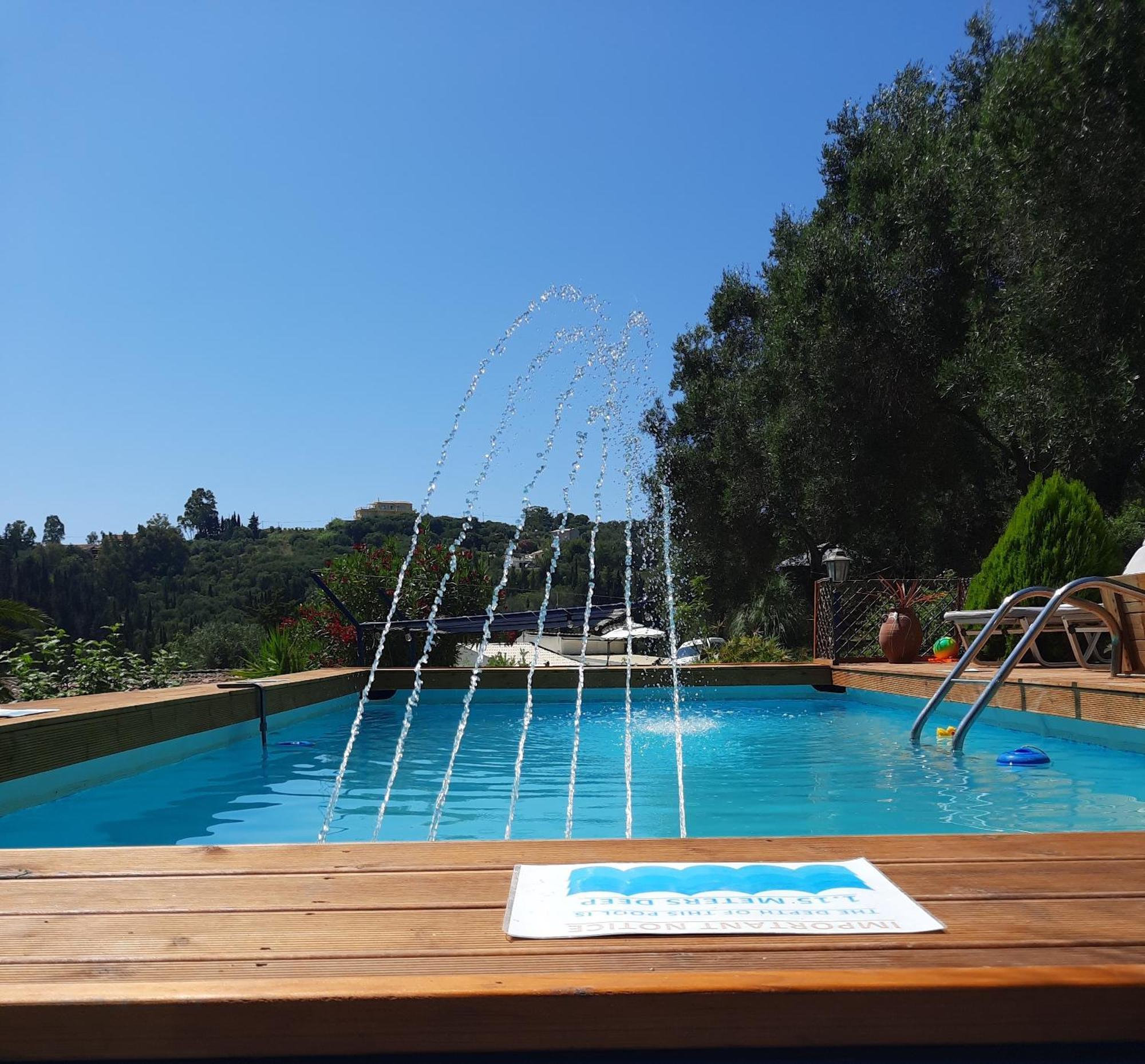 Spiti Melianou Apartment Agios Georgios Pagon Bagian luar foto