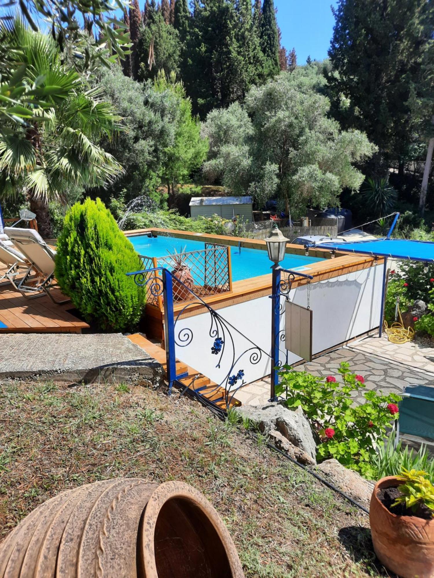 Spiti Melianou Apartment Agios Georgios Pagon Bagian luar foto